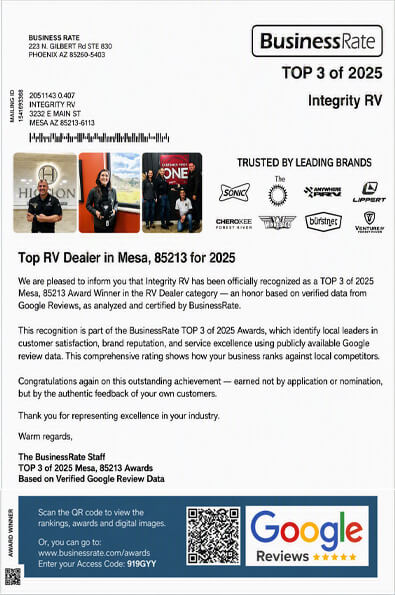 Integrity RV - TOP 3 of Mesa